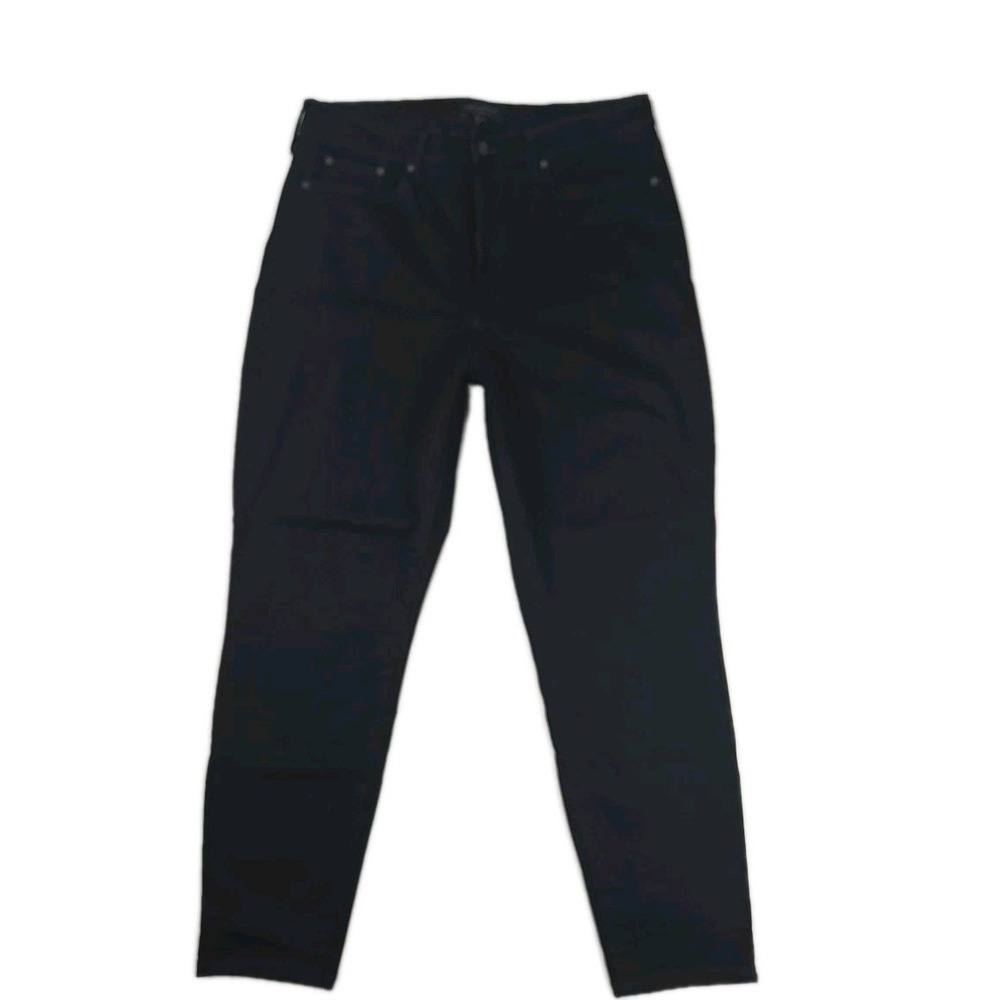 Banana Republic Curvy High-rise Skinny Black Denim Women's Jeans 33/16